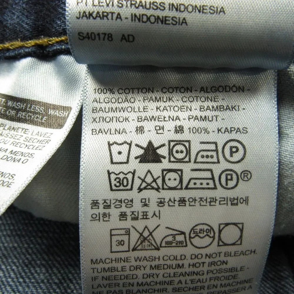 Levis‎ 527 Jeans Mens 34x34 Slim Bootcut Medium Wash Denim Cotton Lower Rise